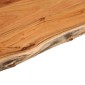 vidaXL Πάγκος Μπάνιου Ορθογώνιος 120x60x2,5 εκ. από Μασίφ Ξύλο Ακακίας