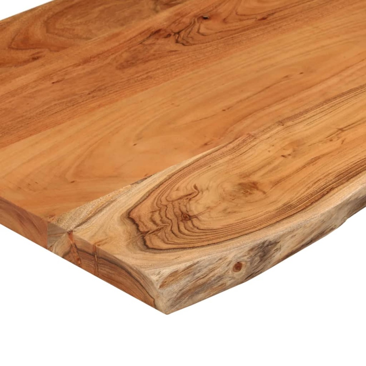 vidaXL Πάγκος Μπάνιου Ορθογώνιος 120x60x2,5 εκ. από Μασίφ Ξύλο Ακακίας