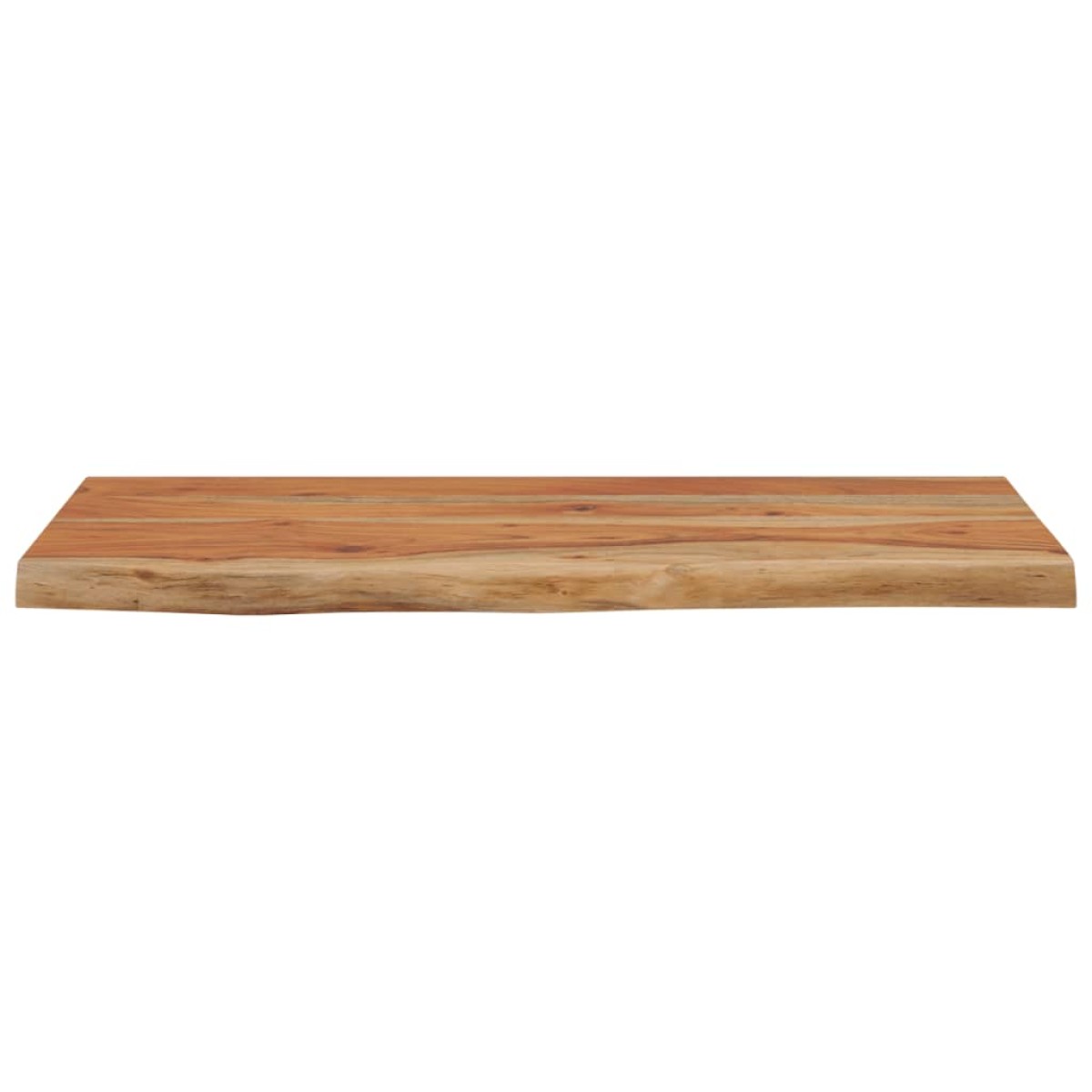 vidaXL Ράφι Επιτοίχιο Ορθ. Live Edge 40x20x3,8 εκ. Μασίφ Ξύλο Ακακίας