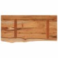 vidaXL Ράφι Επιτοίχιο Ορθ. Live Edge 40x20x3,8 εκ. Μασίφ Ξύλο Ακακίας
