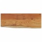 vidaXL Ράφι Επιτοίχιο Ορθ. Live Edge 50x20x3,8 εκ. Μασίφ Ξύλο Ακακίας