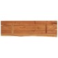 vidaXL Ράφι Επιτοίχιο Ορθ. Live Edge 60x20x3,8 εκ. Μασίφ Ξύλο Ακακίας