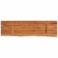 vidaXL Ράφι Επιτοίχιο Ορθ. Live Edge 70x20x3,8 εκ. Μασίφ Ξύλο Ακακίας