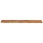 vidaXL Ράφι Επιτοίχιο Ορθ. Live Edge 110x20x3,8 εκ. Μασίφ Ξύλο Ακακίας