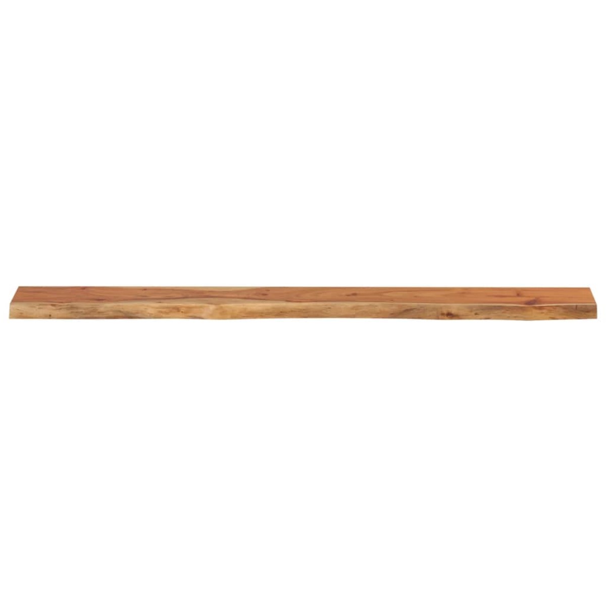 vidaXL Ράφι Επιτοίχιο Ορθ. Live Edge 140x20x3,8 εκ. Μασίφ Ξύλο Ακακίας