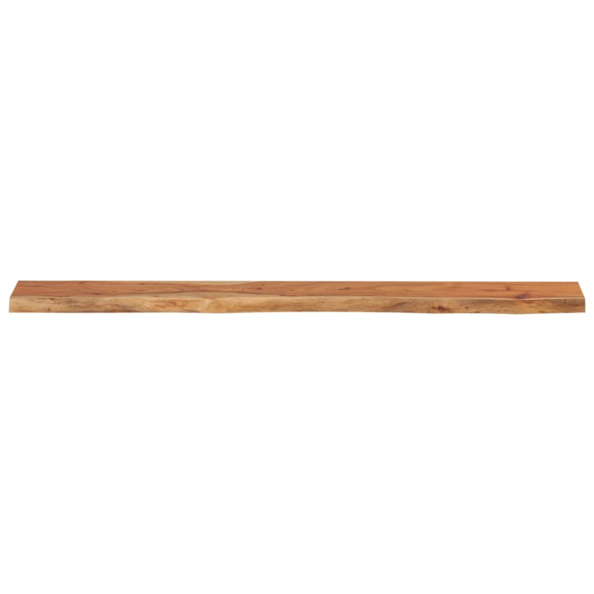vidaXL Ράφι Επιτοίχιο Ορθ. Live Edge 160x20x3,8 εκ. Μασίφ Ξύλο Ακακίας