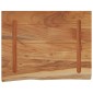 vidaXL Ράφι Επιτοίχιο Ορθ. Live Edge 40x30x3,8 εκ. Μασίφ Ξύλο Ακακίας