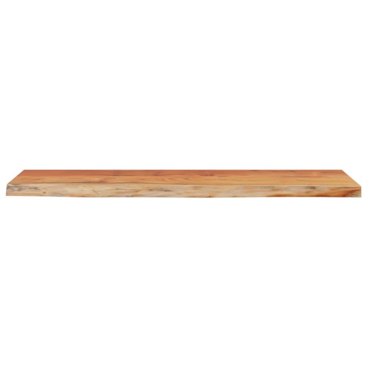 vidaXL Ράφι Επιτοίχιο Ορθ. Live Edge 120x30x3,8 εκ. Μασίφ Ξύλο Ακακίας