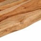 vidaXL Επιφάνεια Τραπεζιού Ορθογώνια 140x30x3,8 εκ. Μασίφ Ξύλο Ακακίας