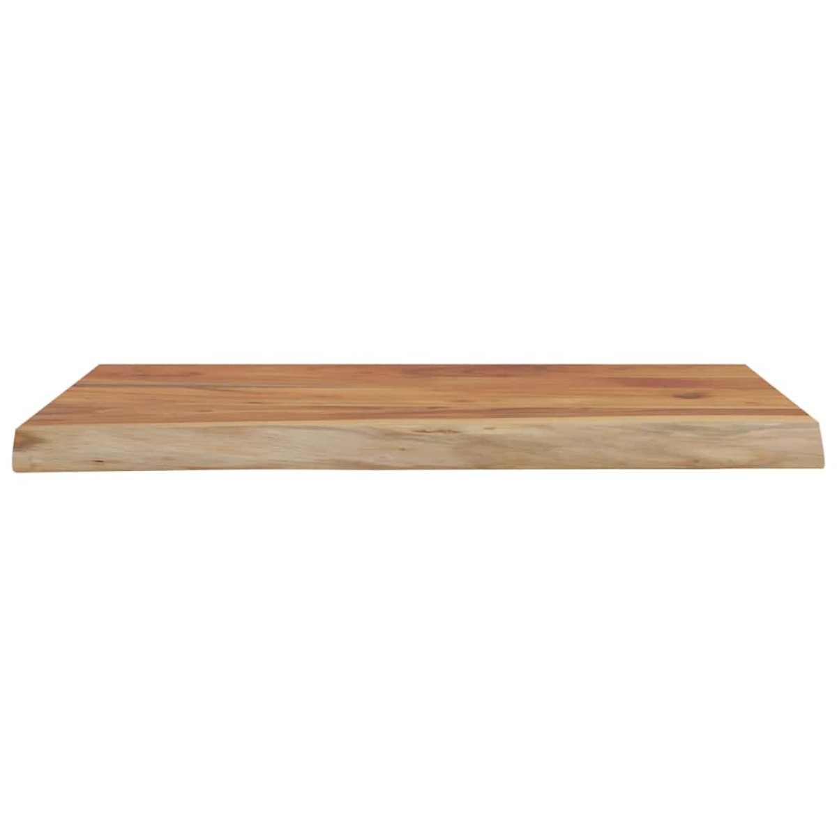 vidaXL Ράφι Επιτοίχιο Ορθ. Live Edge 50x40x3,8 εκ. Μασίφ Ξύλο Ακακίας
