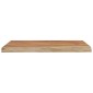 vidaXL Ράφι Επιτοίχιο Ορθ. Live Edge 50x40x3,8 εκ. Μασίφ Ξύλο Ακακίας