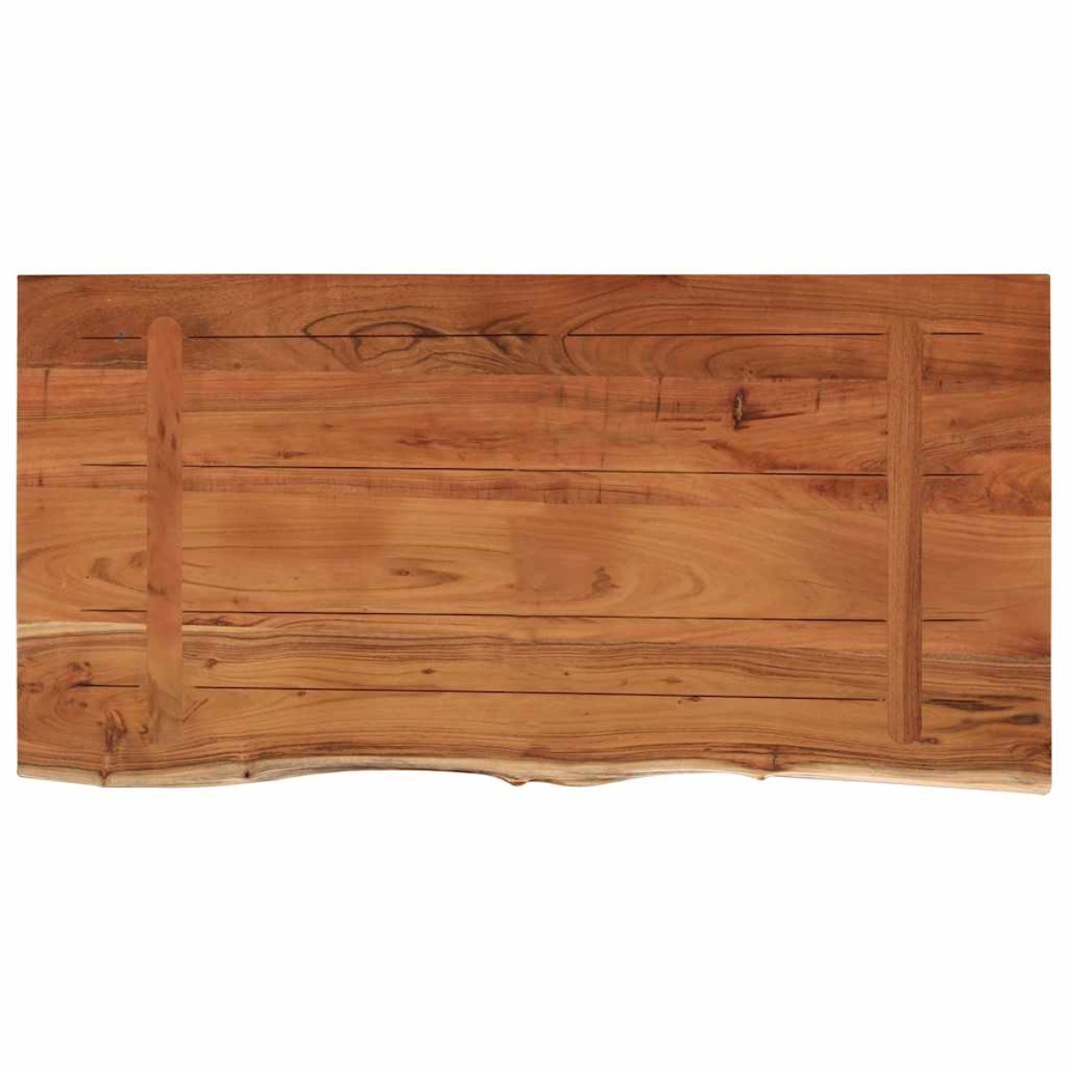 vidaXL Επιφάνεια Τραπεζιού Ορθογώνια 80x40x3,8 εκ. Μασίφ Ξύλο Ακακίας
