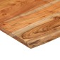 vidaXL Επιφάνεια Γραφείου Τετράγωνη 80x80x3,8 εκ. Μασίφ Ξύλο Ακακίας