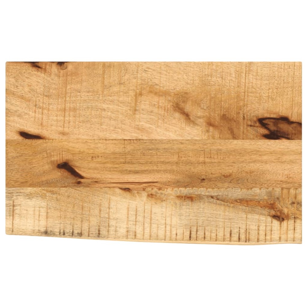 vidaXL Επιφάνεια Τραπεζιού 40x20x2,5 εκ. Live Edge Μασίφ Ξύλο Μάνγκο