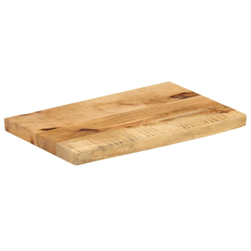 vidaXL Επιφάνεια Τραπεζιού 60x20x2,5 εκ. Live Edge Μασίφ Ξύλο Μάνγκο