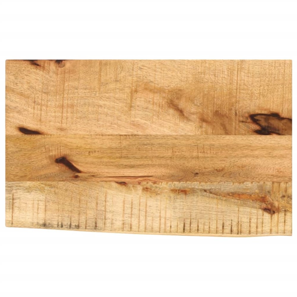 vidaXL Επιφάνεια Τραπεζιού 60x20x2,5 εκ. Live Edge Μασίφ Ξύλο Μάνγκο