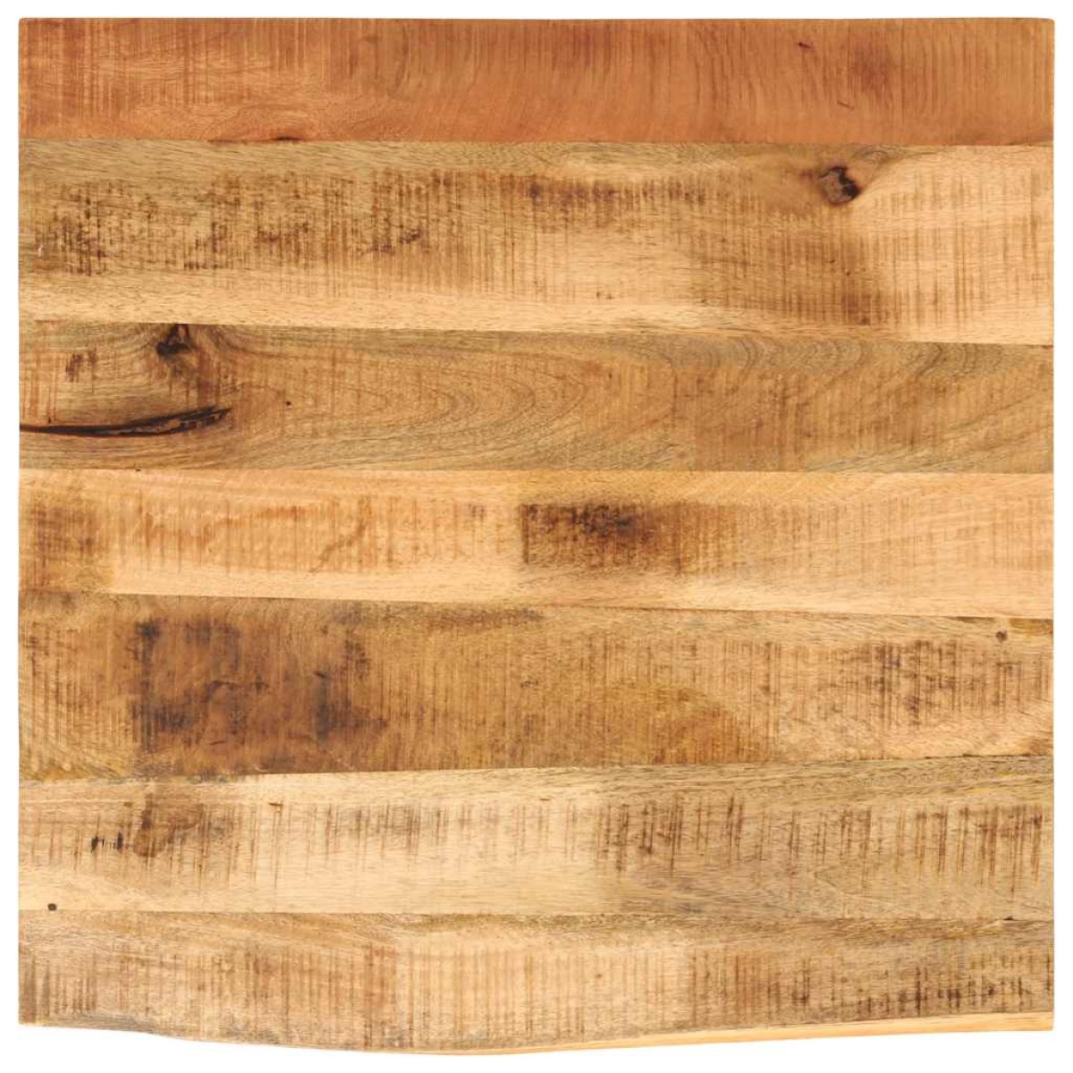 vidaXL Επιφάνεια Τραπεζιού 40x40x2,5 εκ. Live Edge Μασίφ Ξύλο Μάνγκο