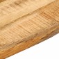 vidaXL Επιφάνεια Τραπεζιού 40x40x2,5 εκ. Live Edge Μασίφ Ξύλο Μάνγκο