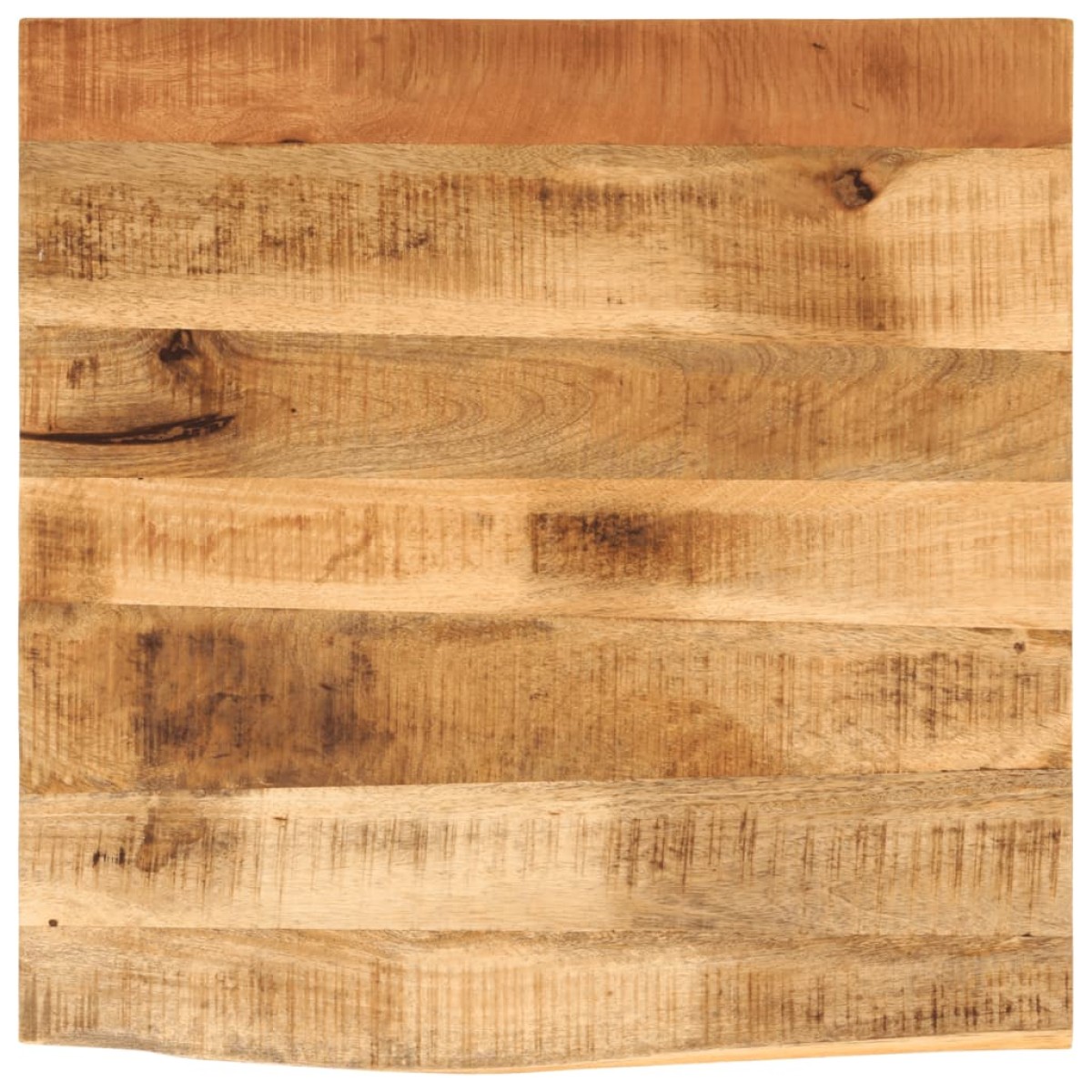 vidaXL Επιφάνεια Τραπεζιού 60x60x2,5 εκ. Live Edge Μασίφ Ξύλο Μάνγκο