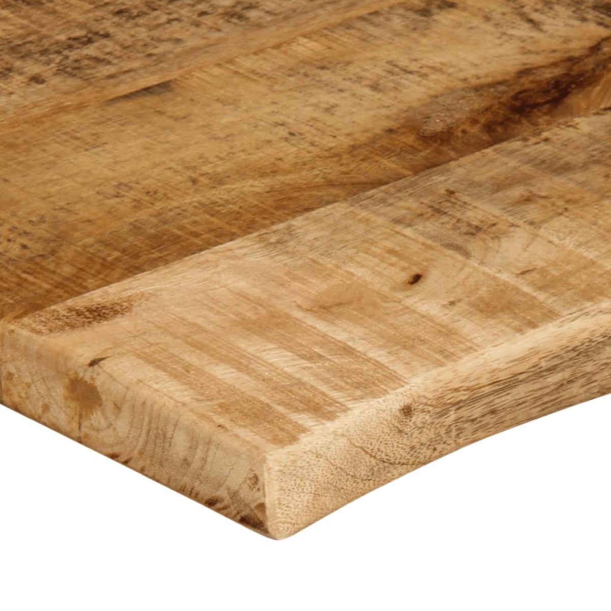 vidaXL Επιφάνεια Τραπεζιού 80x60x2,5 εκ. Live Edge Μασίφ Ξύλο Μάνγκο