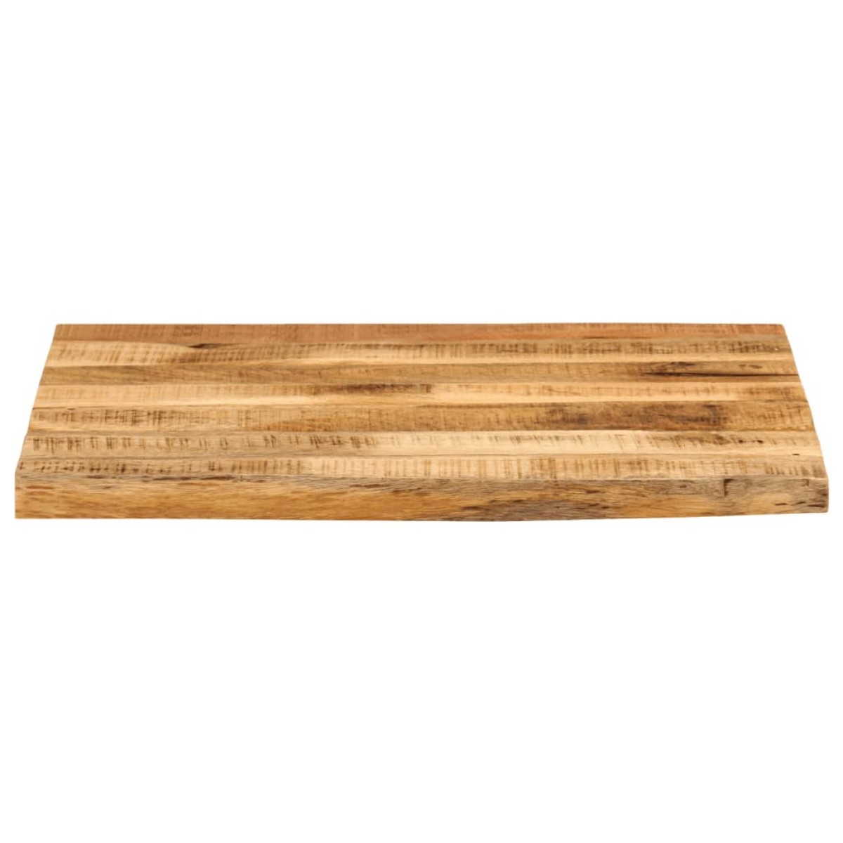 vidaXL Επιφάνεια Τραπεζιού 80x80x2,5 εκ. Live Edge Μασίφ Ξύλο Μάνγκο