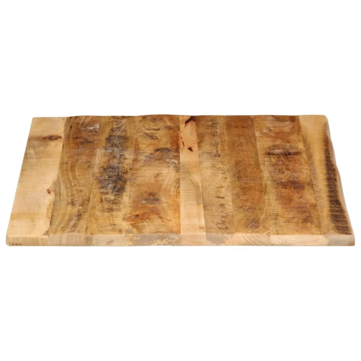 vidaXL Επιφάνεια Τραπεζιού 100x80x2,5 εκ. Live Edge Μασίφ Ξύλο Μάνγκο