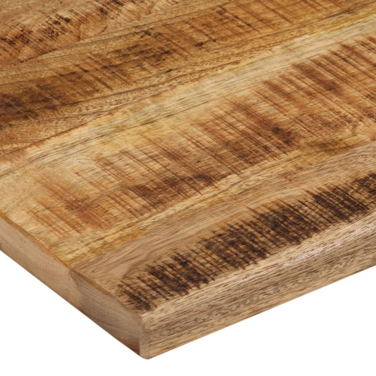 vidaXL Επιφάνεια Τραπεζιού 100x80x2,5 εκ. Live Edge Μασίφ Ξύλο Μάνγκο