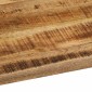 vidaXL Επιφάνεια Τραπεζιού 100x80x2,5 εκ. Live Edge Μασίφ Ξύλο Μάνγκο