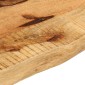 vidaXL Επιφάνεια Τραπεζιού 50x20x3,8 εκ. Live Edge Μασίφ Ξύλο Μάνγκο