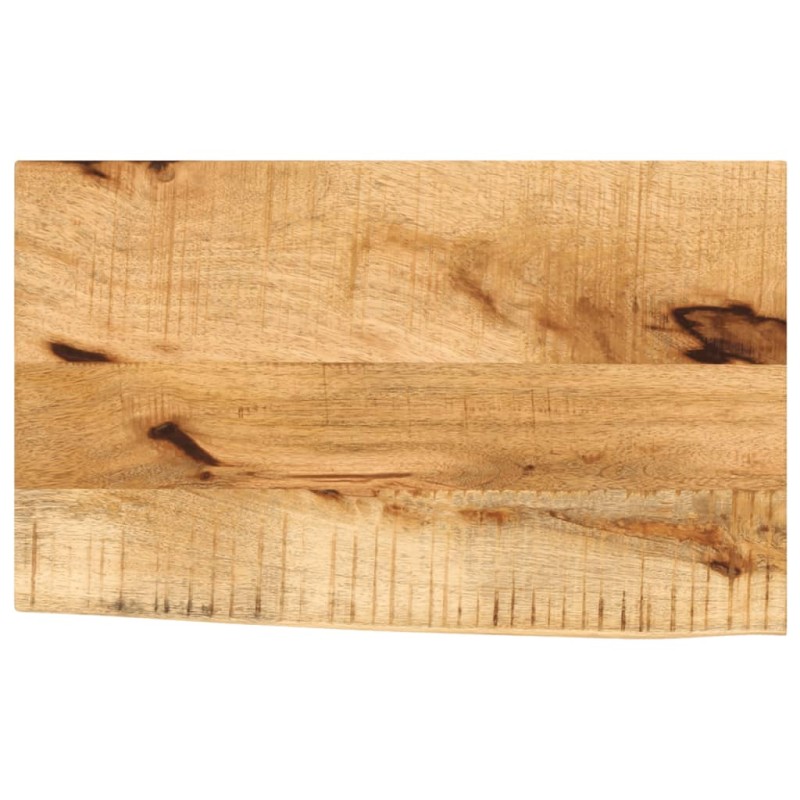 vidaXL Επιφάνεια Τραπεζιού 40x30x3,8 εκ. Live Edge Μασίφ Ξύλο Μάνγκο