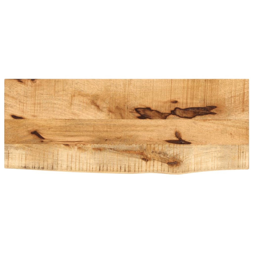vidaXL Επιφάνεια Τραπεζιού 70x30x3,8 εκ. Live Edge Μασίφ Ξύλο Μάνγκο