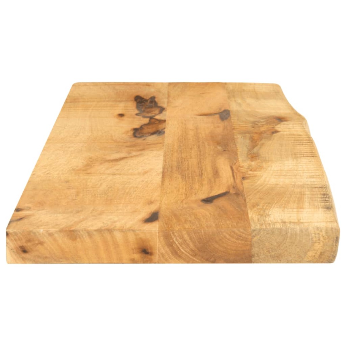 vidaXL Επιφάνεια Τραπεζιού 70x30x3,8 εκ. Live Edge Μασίφ Ξύλο Μάνγκο