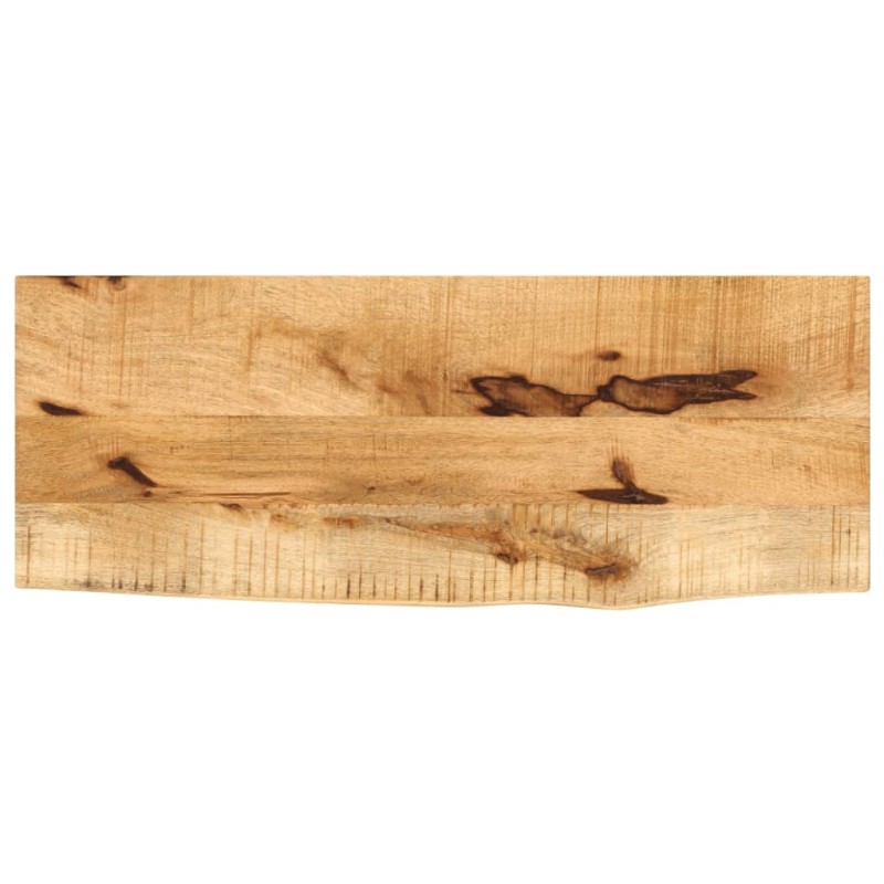 vidaXL Επιφάνεια Τραπεζιού 70x30x3,8 εκ. Live Edge Μασίφ Ξύλο Μάνγκο