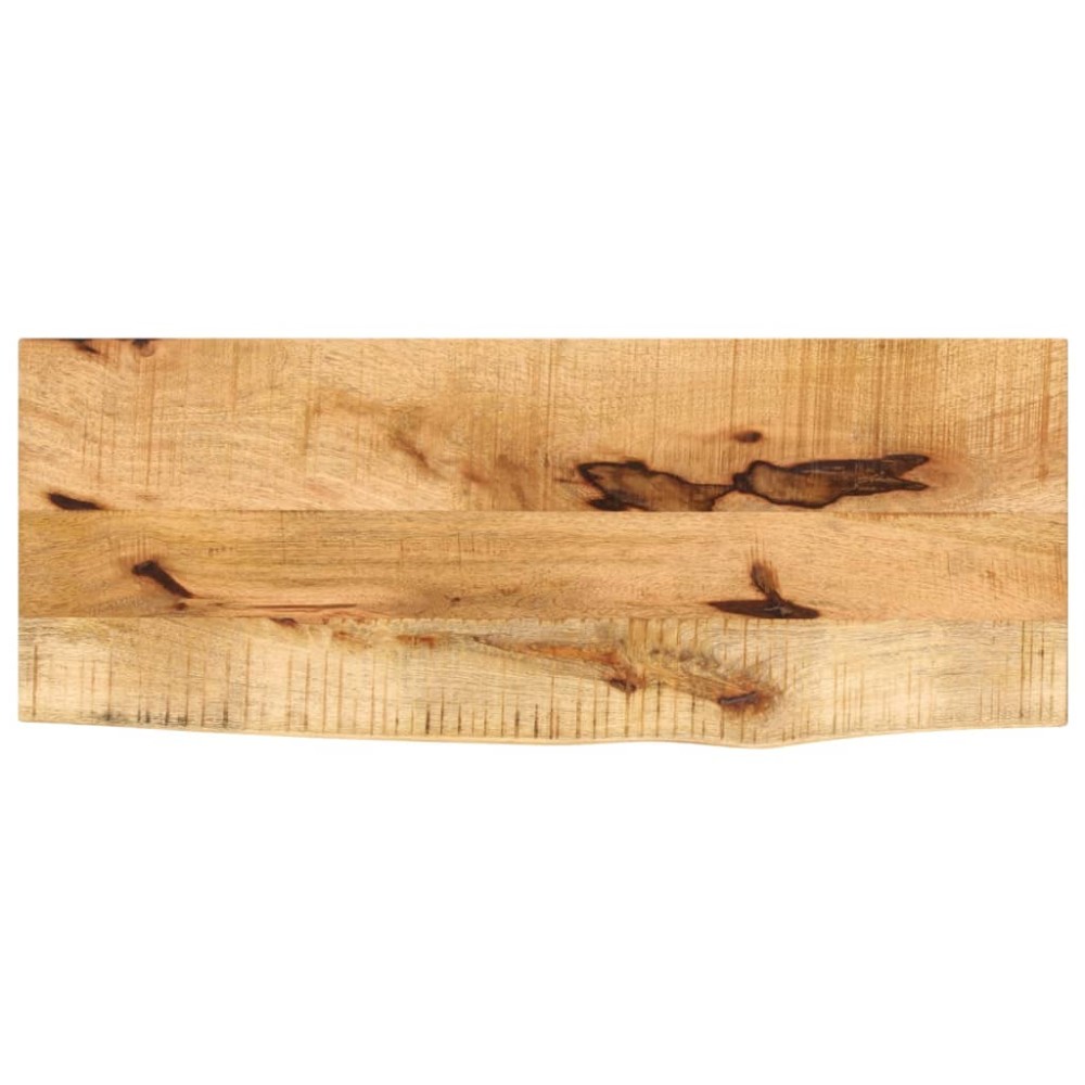 vidaXL Επιφάνεια Τραπεζιού 70x40x3,8 εκ. Live Edge Μασίφ Ξύλο Μάνγκο