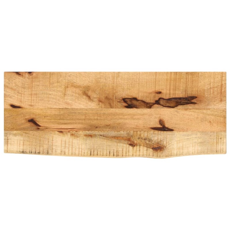 vidaXL Επιφάνεια Τραπεζιού 70x40x3,8 εκ. Live Edge Μασίφ Ξύλο Μάνγκο