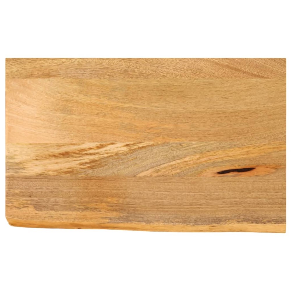 vidaXL Επιφάνεια Τραπεζιού 40x20x2,5 εκ. Live Edge Μασίφ Ξύλο Μάνγκο