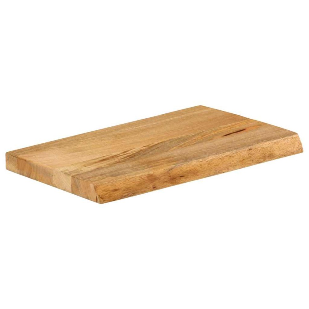 vidaXL Επιφάνεια Τραπεζιού 40x20x3,8 εκ. Live Edge Μασίφ Ξύλο Μάνγκο