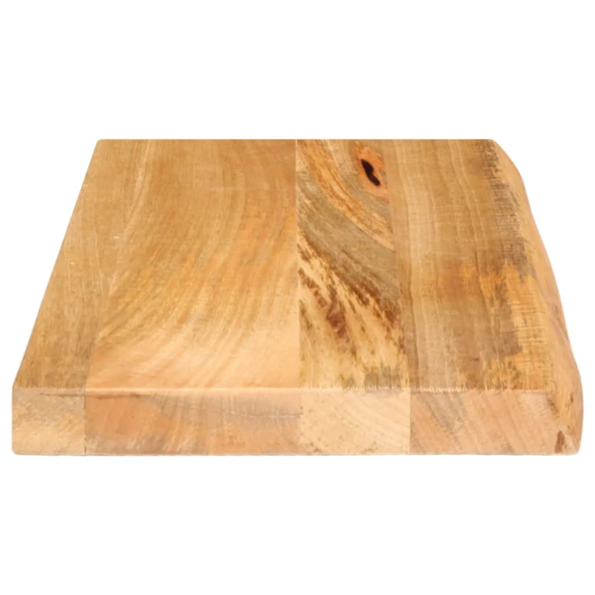 vidaXL Επιφάνεια Τραπεζιού 50x40x3,8 εκ. Live Edge Μασίφ Ξύλο Μάνγκο