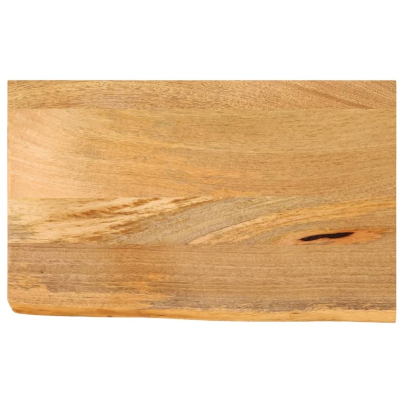 vidaXL Επιφάνεια Τραπεζιού 50x40x3,8 εκ. Live Edge Μασίφ Ξύλο Μάνγκο