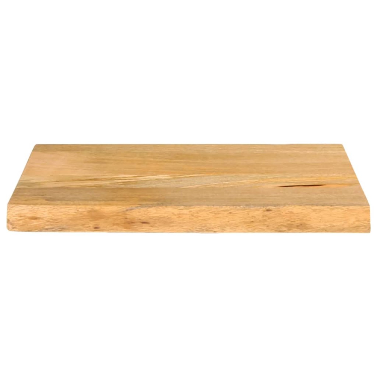 vidaXL Επιφάνεια Τραπεζιού 60x40x3,8 εκ. Live Edge Μασίφ Ξύλο Μάνγκο