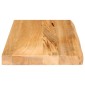 vidaXL Επιφάνεια Τραπεζιού 60x40x3,8 εκ. Live Edge Μασίφ Ξύλο Μάνγκο