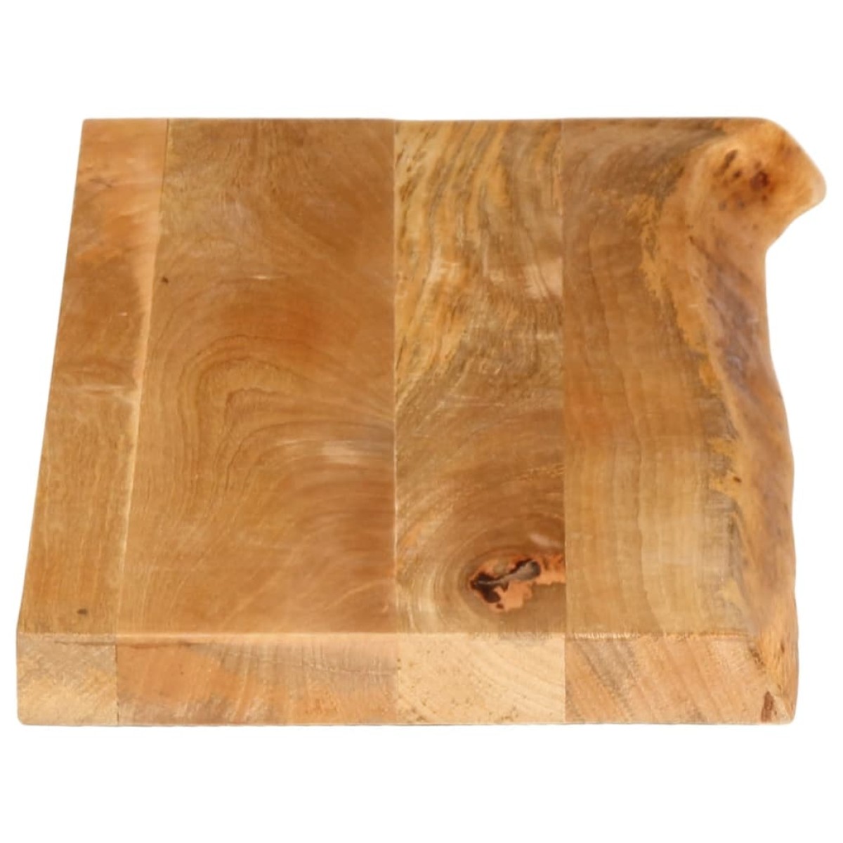 vidaXL Επιφάνεια Τραπεζιού 70x40x3,8 εκ. Live Edge Μασίφ Ξύλο Μάνγκο