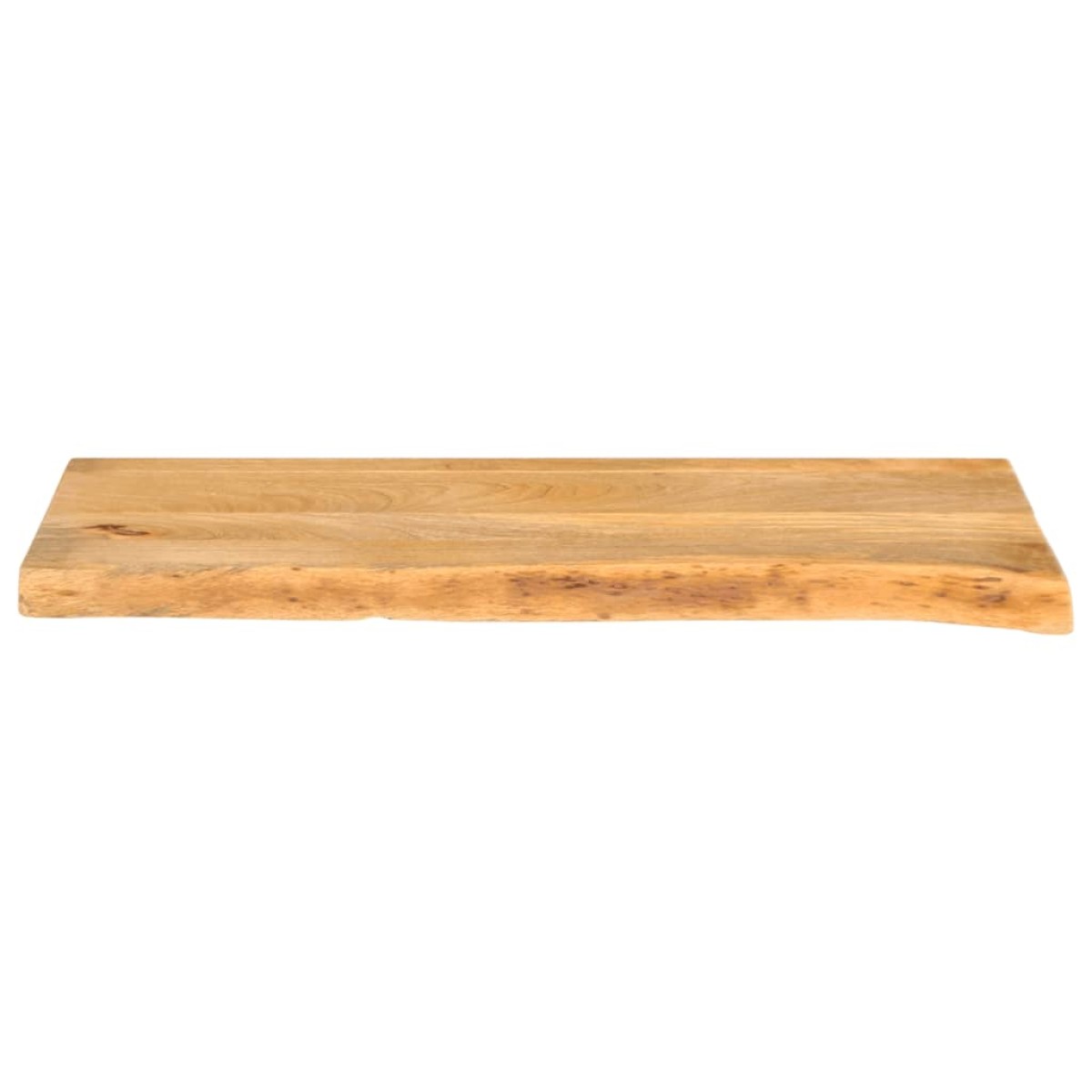 vidaXL Επιφάνεια Τραπεζιού 90x40x3,8 εκ. Live Edge Μασίφ Ξύλο Μάνγκο
