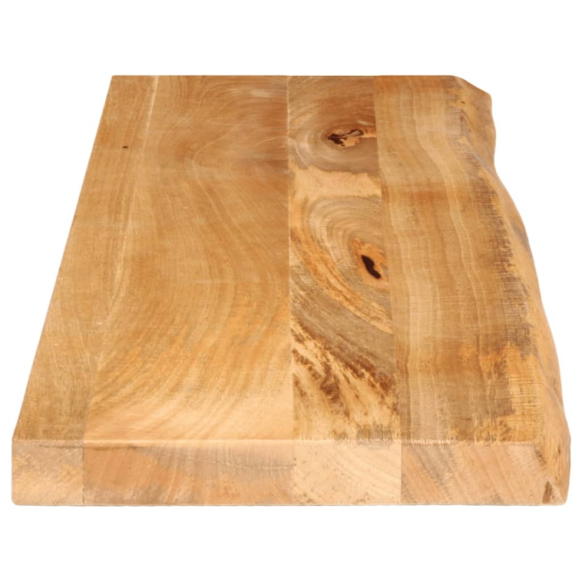 vidaXL Επιφάνεια Τραπεζιού 110x40x3,8 εκ. Live Edge Μασίφ Ξύλο Μάνγκο