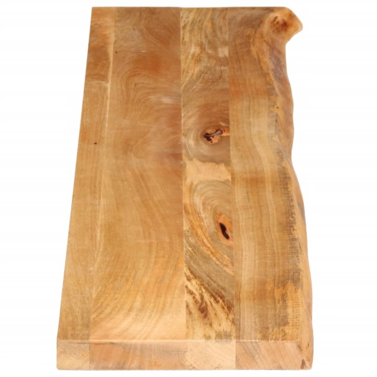 vidaXL Επιφάνεια Τραπεζιού 140x40x3,8 εκ. Live Edge Μασίφ Ξύλο Μάνγκο