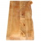 vidaXL Επιφάνεια Τραπεζιού 140x40x3,8 εκ. Live Edge Μασίφ Ξύλο Μάνγκο