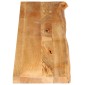 vidaXL Επιφάνεια Τραπεζιού 180x40x3,8 εκ. Live Edge Μασίφ Ξύλο Μάνγκο