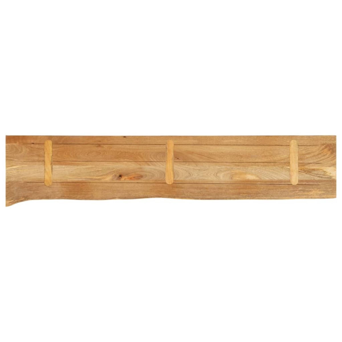 vidaXL Επιφάνεια Τραπεζιού 180x40x3,8 εκ. Live Edge Μασίφ Ξύλο Μάνγκο