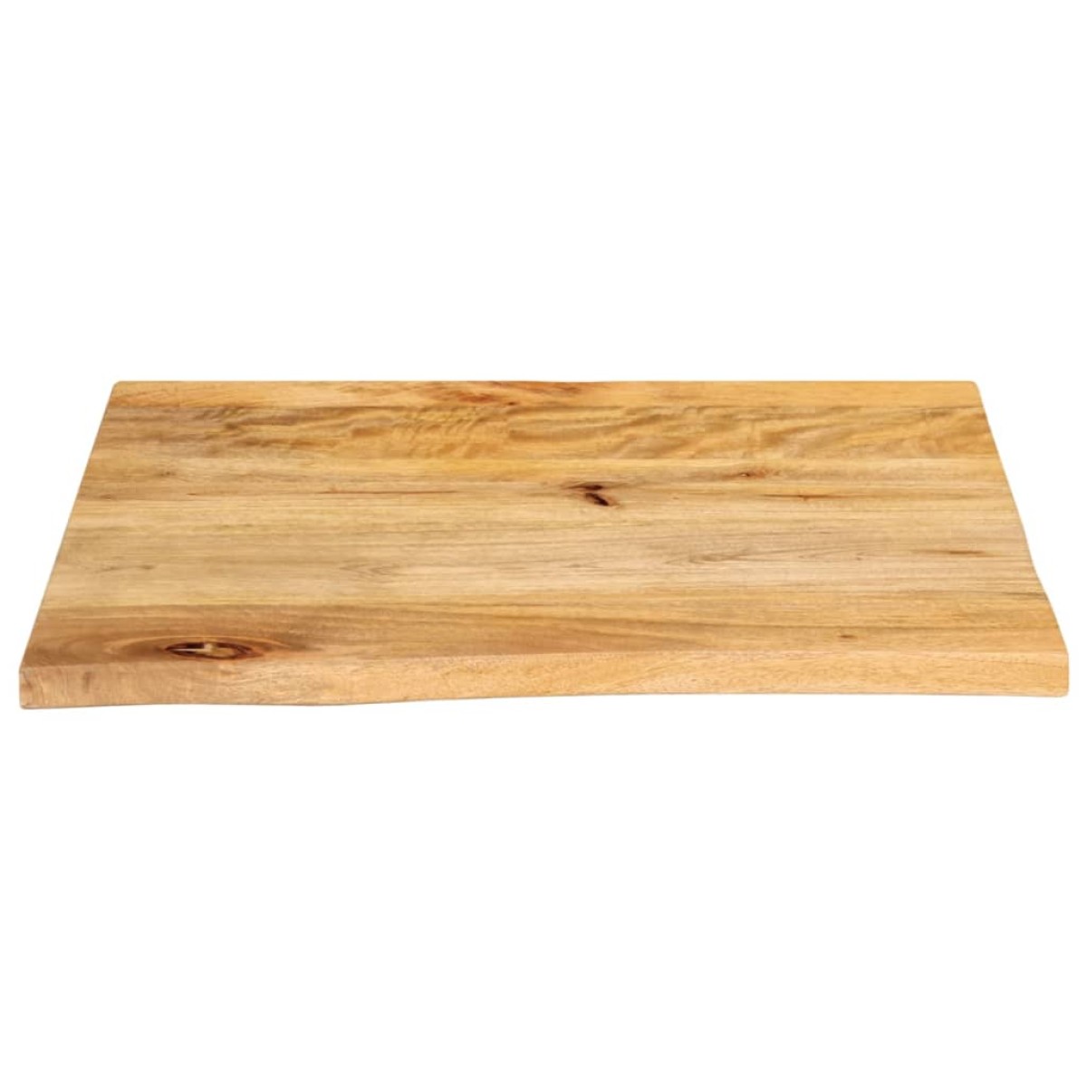 vidaXL Επιφάνεια Τραπεζιού 60x60x3,8 εκ. Live Edge Μασίφ Ξύλο Μάνγκο