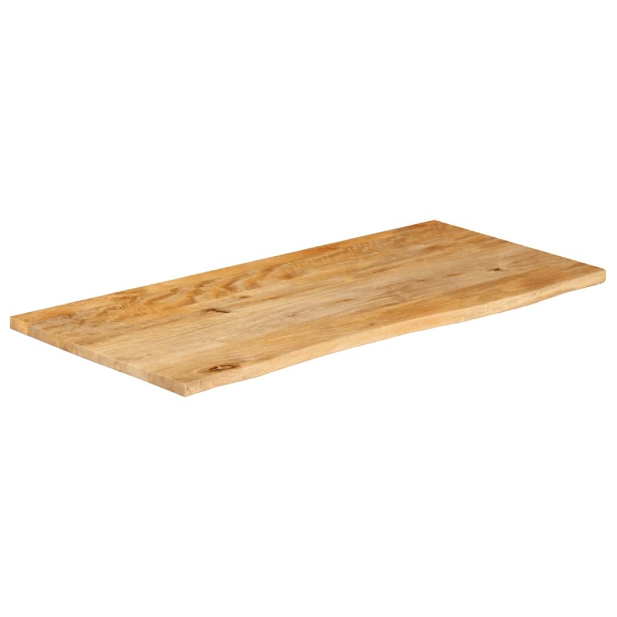 vidaXL Επιφάνεια Τραπεζιού 110x60x3,8 εκ. Live Edge Μασίφ Ξύλο Μάνγκο